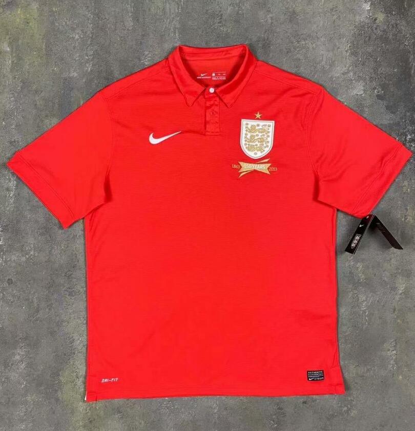 2013-14 England Retro Away Kit Soccer Jersey